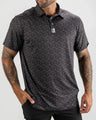 Pins & Aces Black Flush Polo