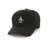 Original Penguin Country Cap Perforated Cap - Caviar
