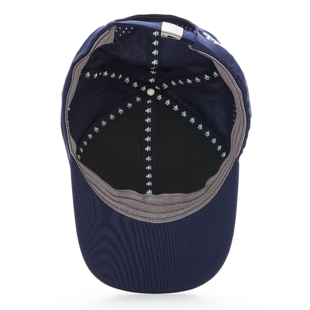 Original Penguin Country Club Perforated Cap - Black Iris