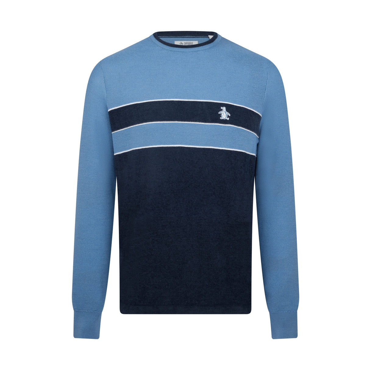 Original Penguin Heritage Mixed Media Sweater