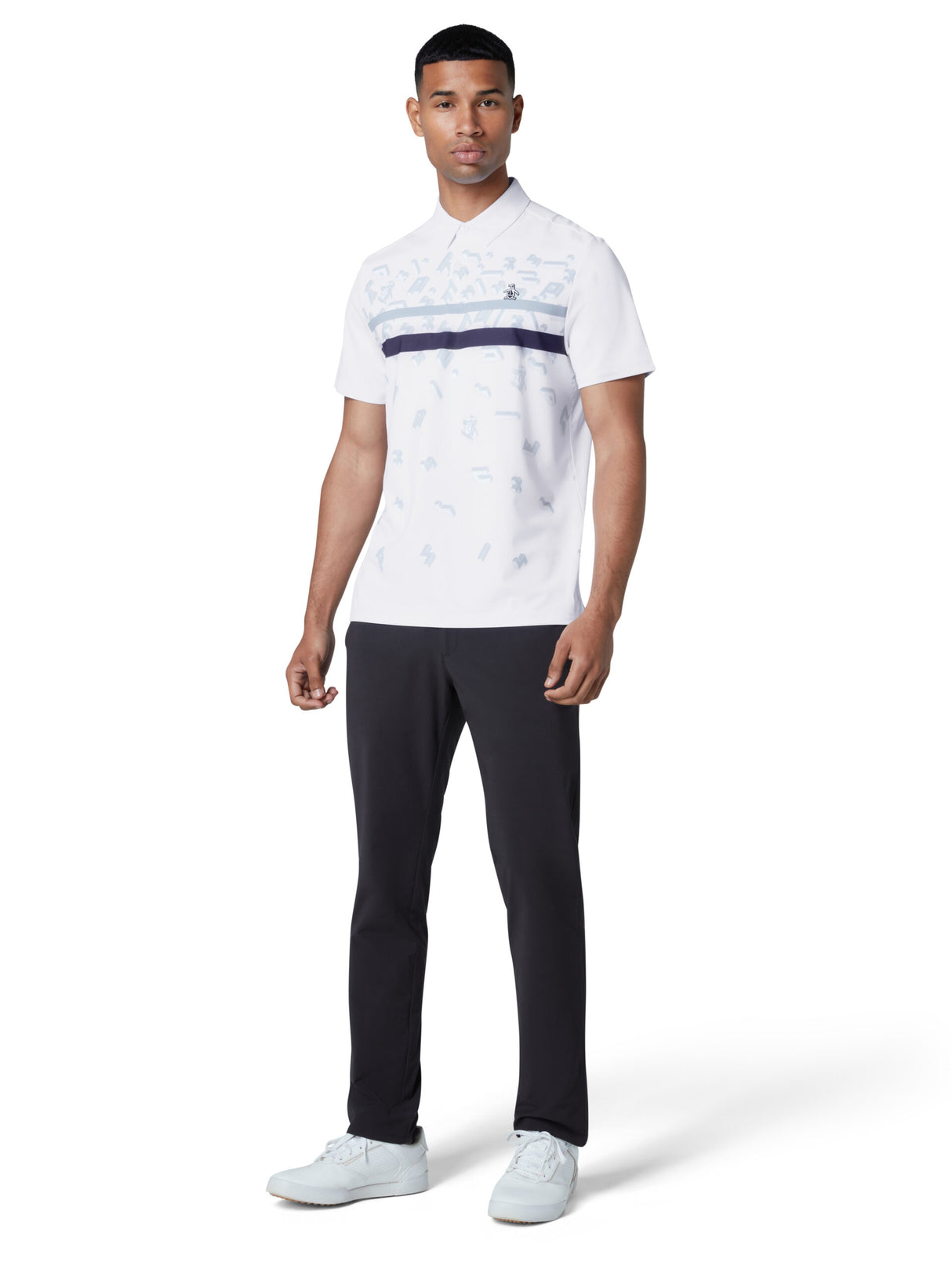 Original Penguin Got Game Engineered Stripe Polo
