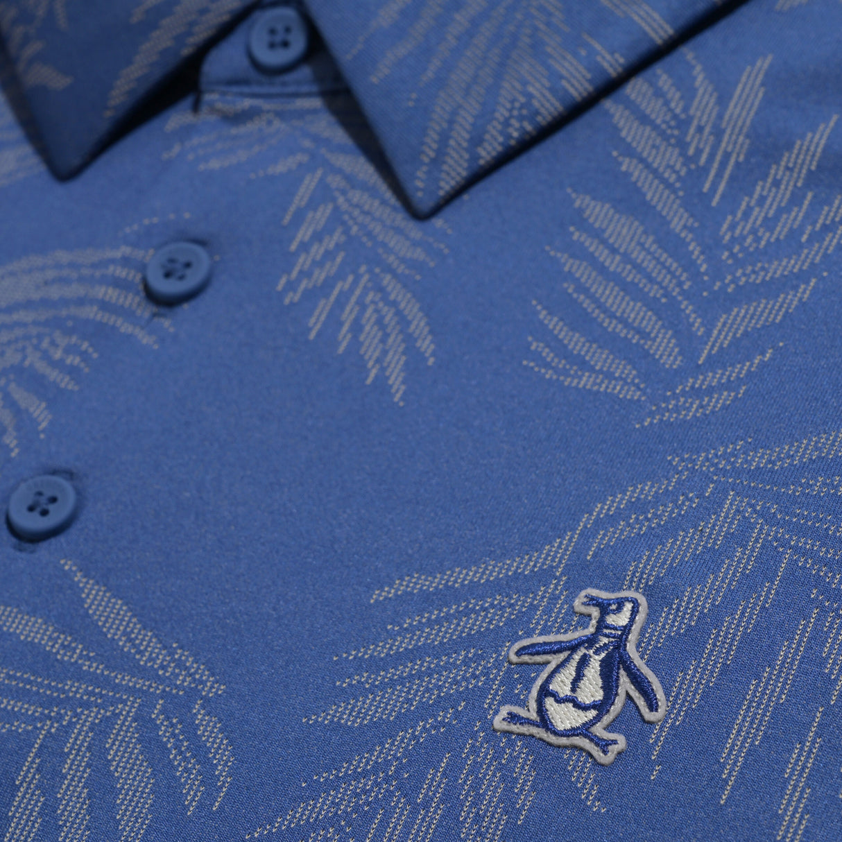 Original Penguin All Over YD Botanical Jacquard Polo