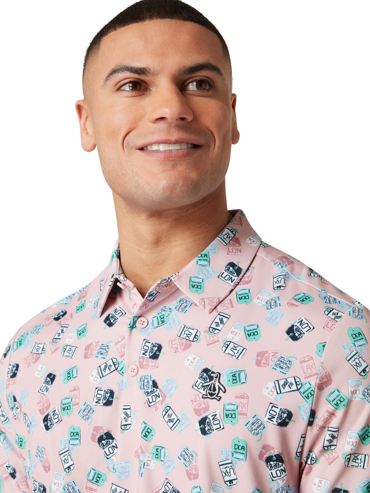 Original Penguin Allover Lifesaver Print Polo