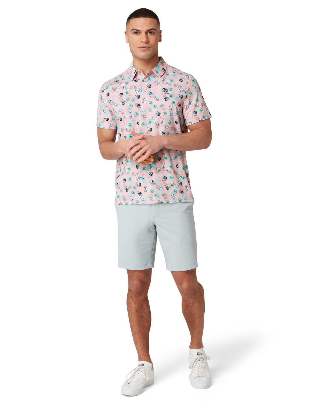 Original Penguin Allover Lifesaver Print Polo