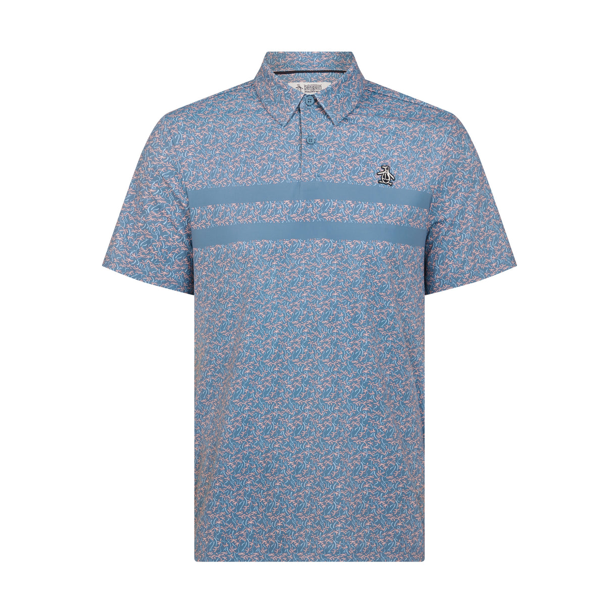 Original Penguin Engineered Novelty Stripe Polo