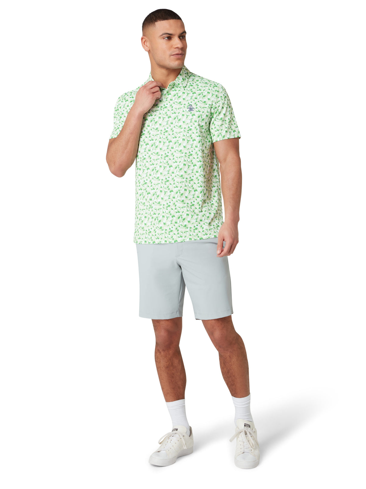 Original Penguin Underwater Mosaic Geo Polo