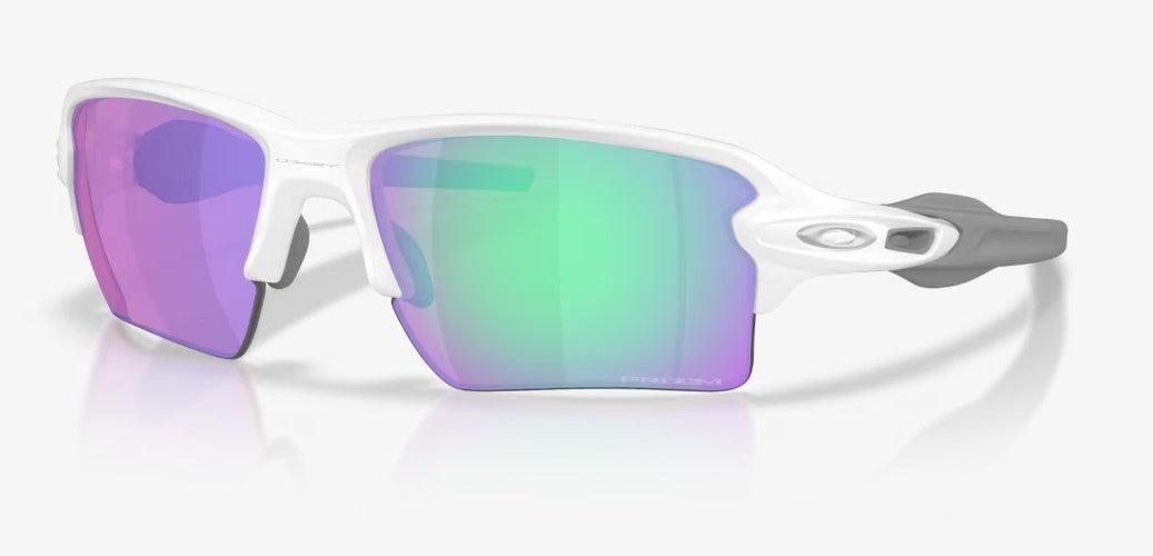 Oakley Flak 2.0 Prizm Golf Lens With Matte White Frame Sunglasses