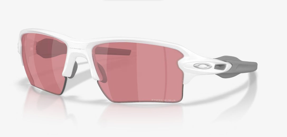 Oakley Flak 2.0 Prizm Dark Golf Lens With Matte White Frame Sunglasses
