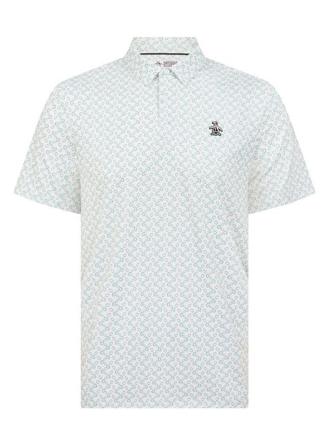 Original Penguin Allover Lifesaver Print Polo