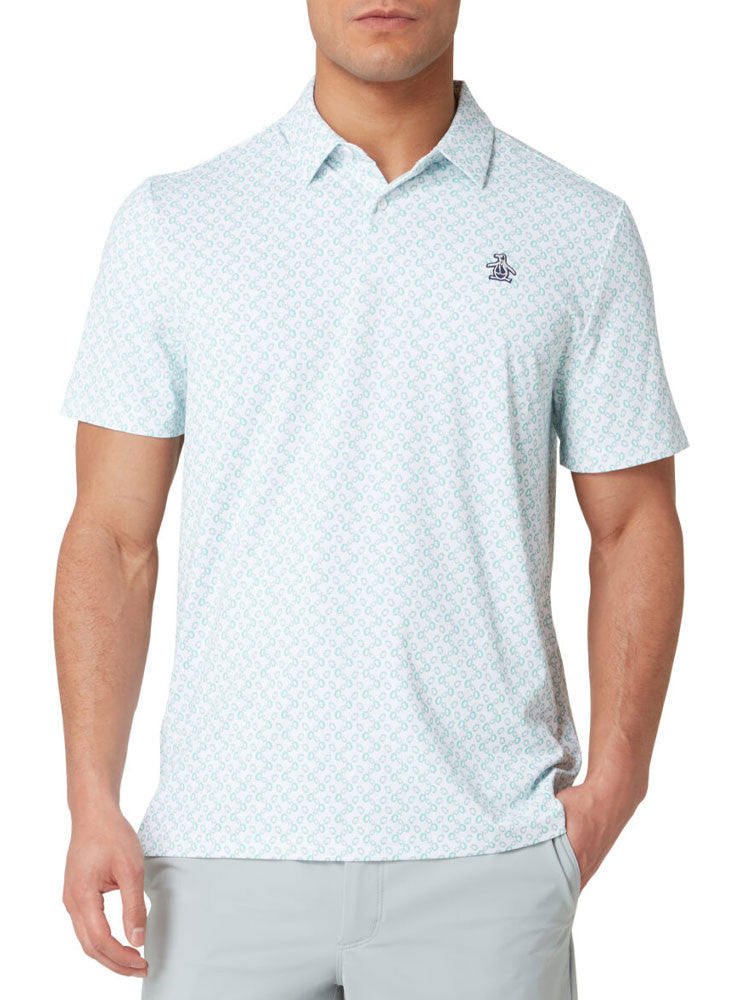 Original Penguin Allover Lifesaver Print Polo