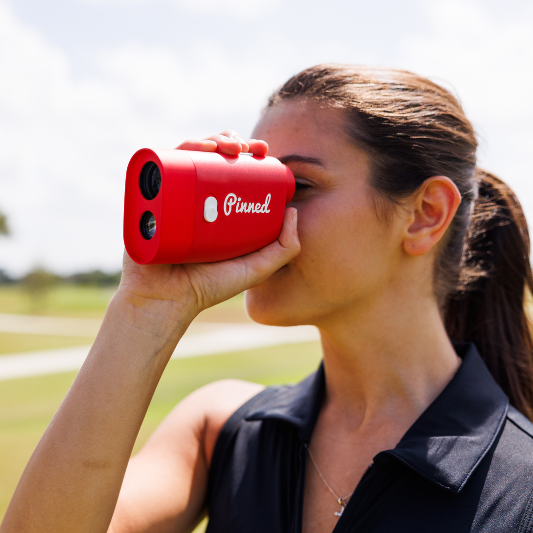 Pinned Golf Prism+ Rangefinder - Red