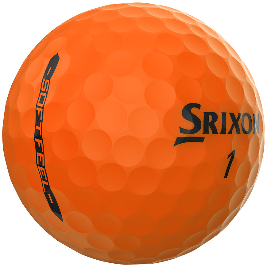 Srixon 2025 Soft Feel 14 12pk Golf Balls - Brite Orange