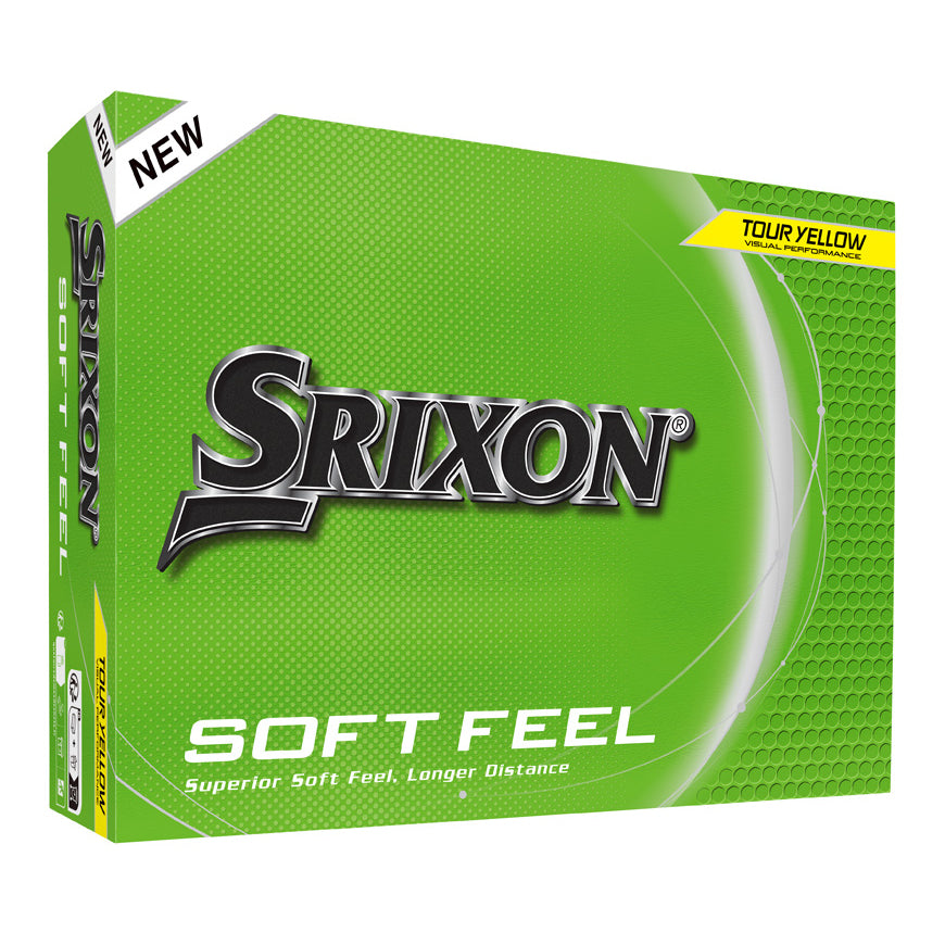 Srixon 2025 Soft Feel 14 12pk Golf Balls - Yellow