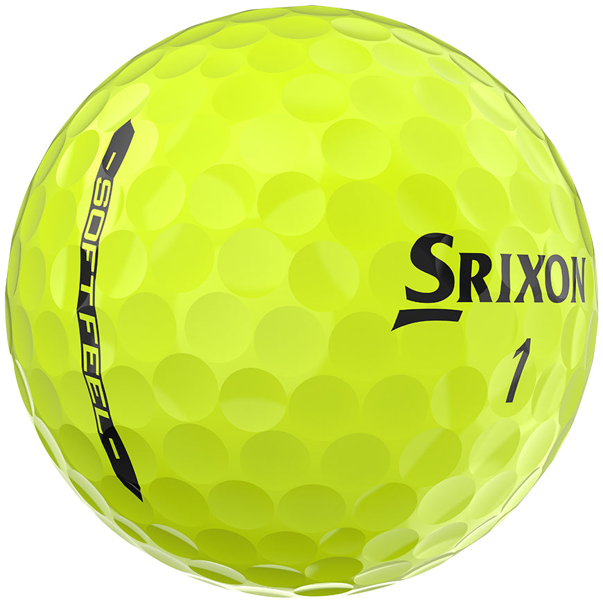 Srixon 2025 Soft Feel 14 12pk Golf Balls - Yellow