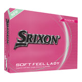 Srixon 2025 Soft Feel Lady 9 12Pk Golf Balls - Pink