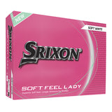 Srixon 2025 Soft Feel Lady 9 12pk Golf Balls - White