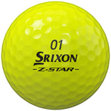 Srixon 2025 Z-Star 9 Divide 12pk Golf Balls - White/Yellow