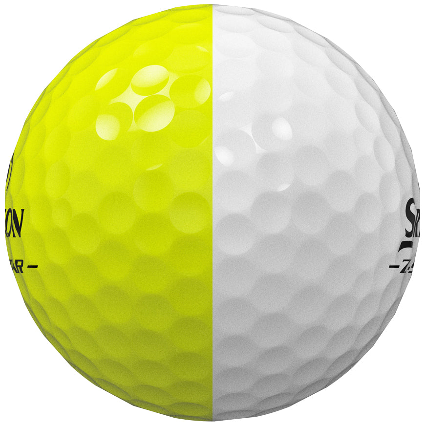 Srixon 2025 Z-Star 9 Divide Golf Balls 12pk - White/Yellow
