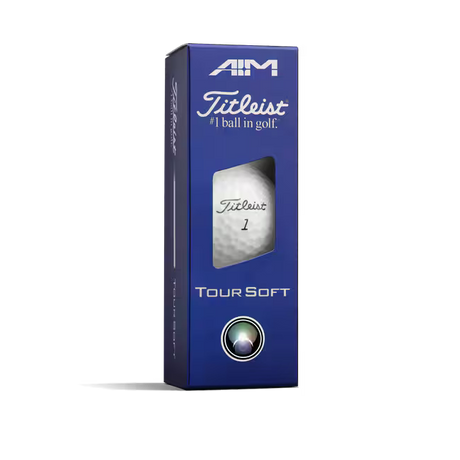 Titleist 2026 Tour Soft Blue Aim Golf Balls 12pk - White