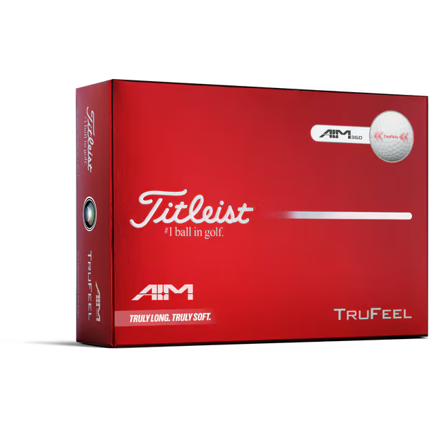 Titleist 2026 TruFeel Aim Golf Balls 12pk - White