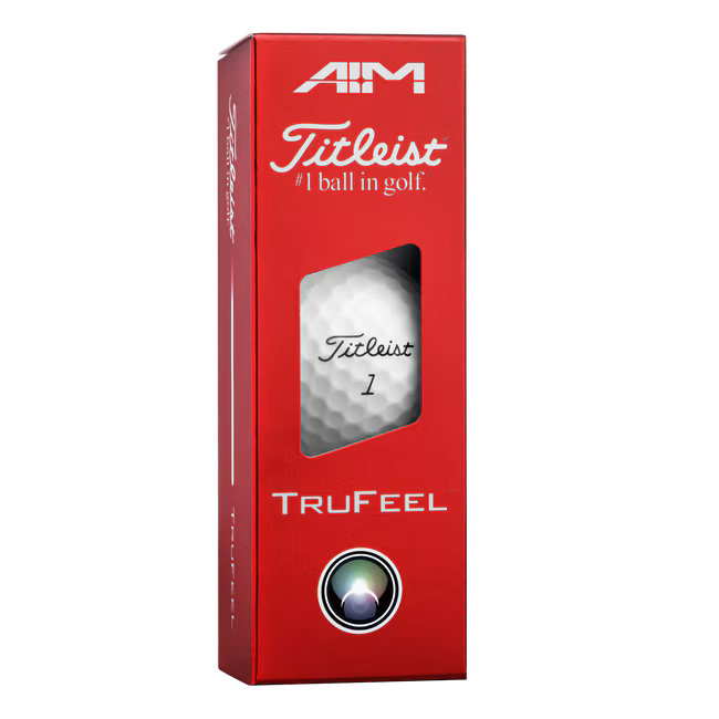 Titleist 2026 TruFeel Aim Golf Balls 12pk - White