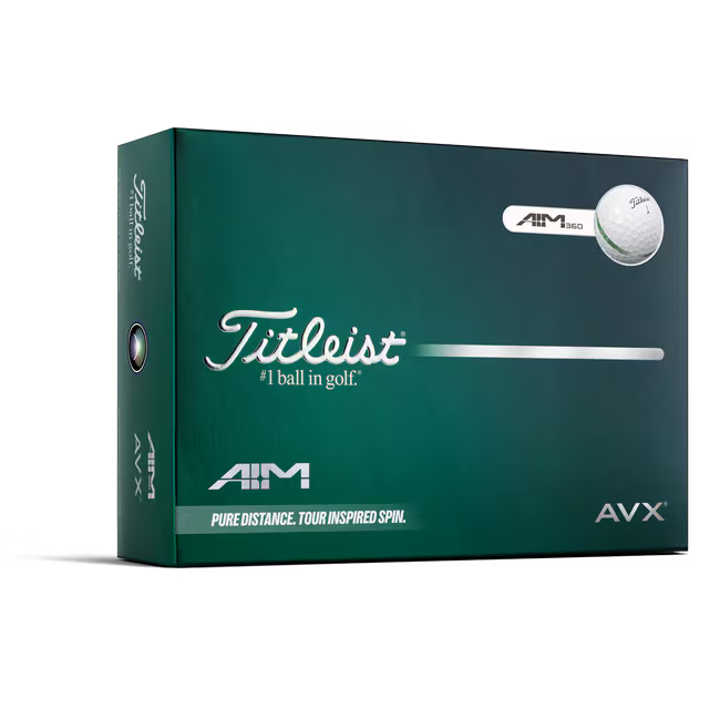Titleist 2026 AVX Aim Golf Balls 12pk - White