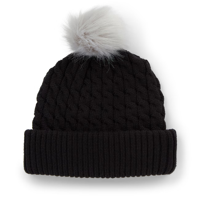 Titleist Cable Knit Pom Pom Beanie