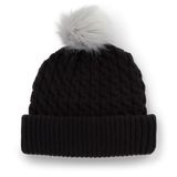 Titleist Cable Knit Pom Pom Beanie