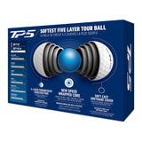 TaylorMade 2024 TP5 Golf Balls 12pk - White