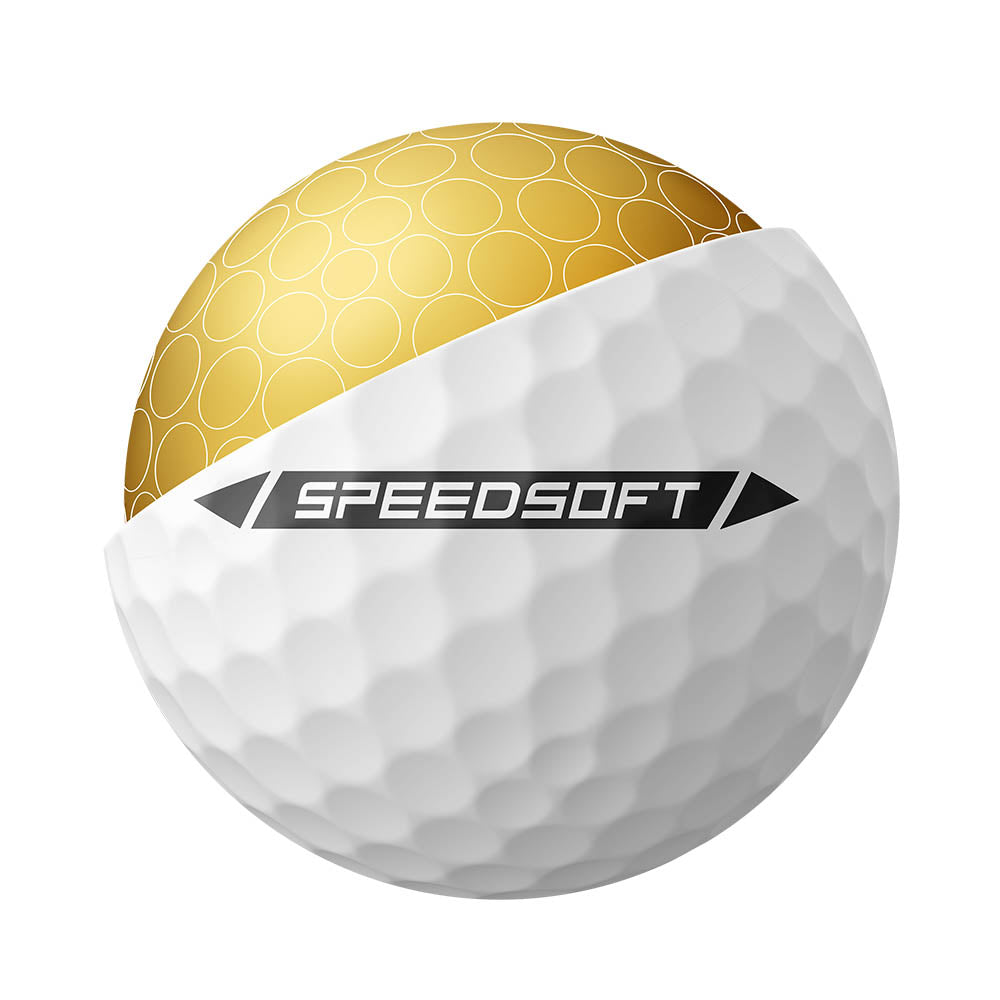 TaylorMade 2024 Speed Soft Golf Balls 12pk - White