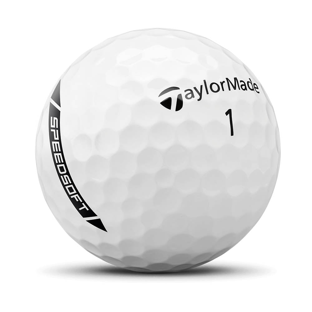 TaylorMade 2024 Speed Soft Golf Balls 12pk - White