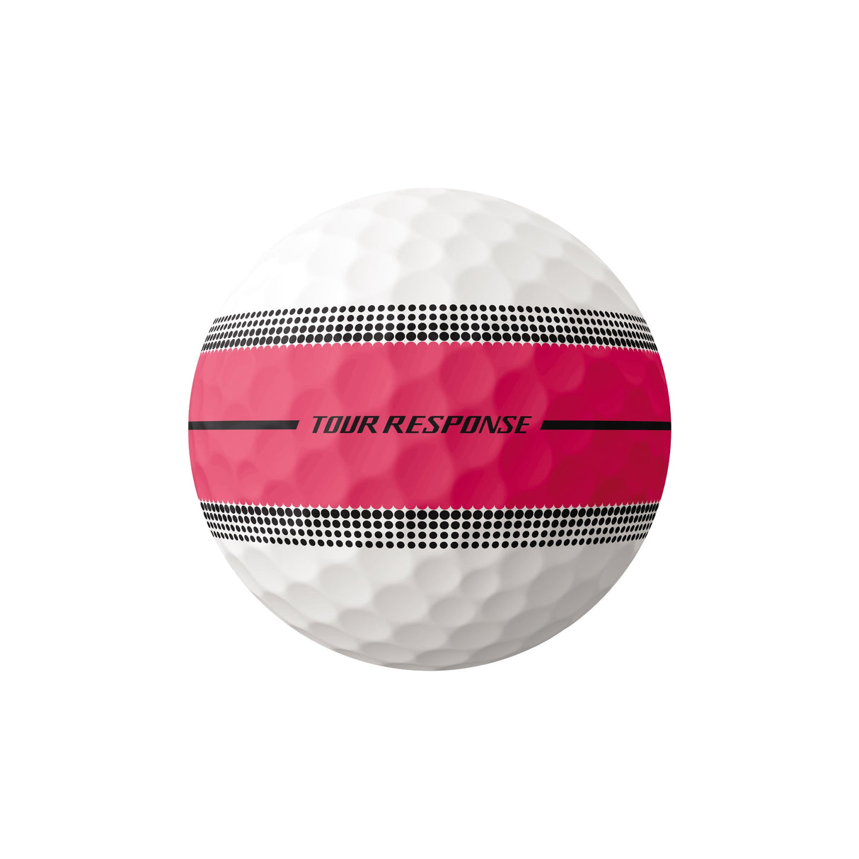 TaylorMade 2025 Tour Response Stripe 12pk Golf Balls - Neon Pink