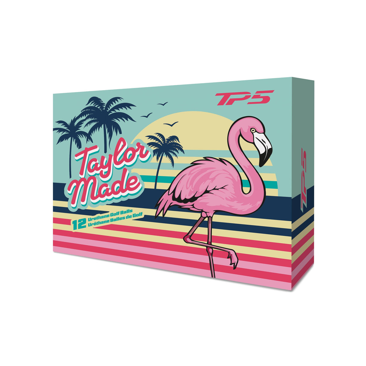 TaylorMade 2026 TP5 Pix 12pk Golf Balls - Flamingo