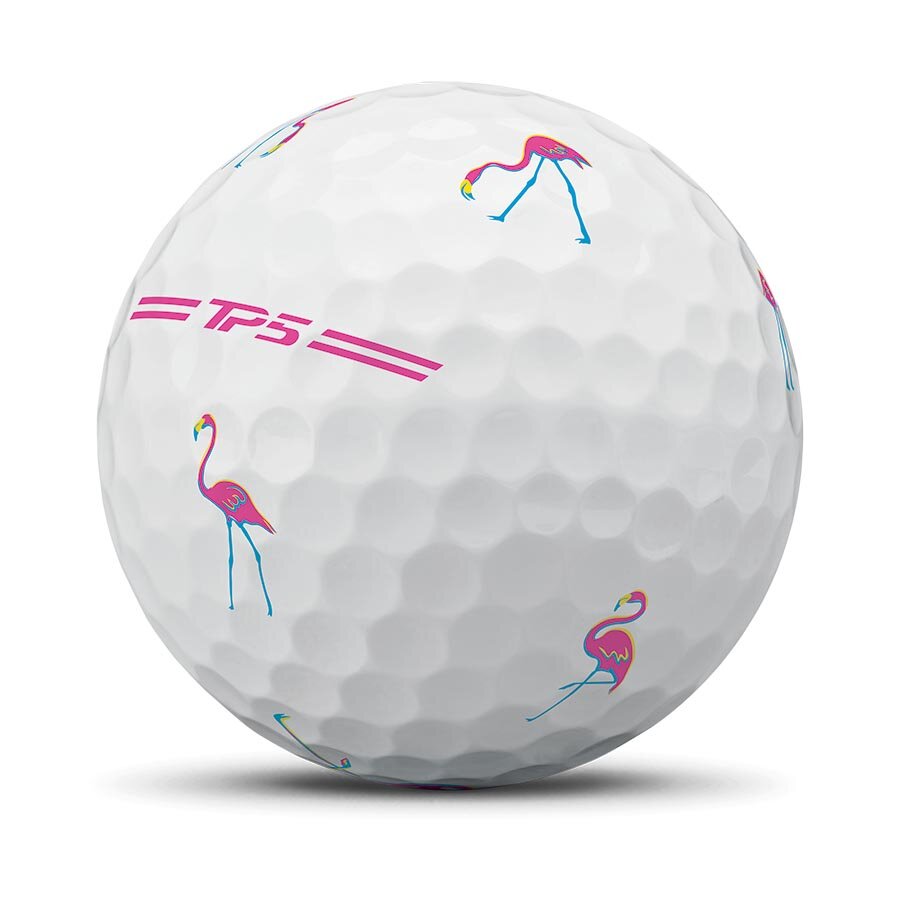 TaylorMade 2026 TP5x Pix 12pk Golf Balls - Flamingo