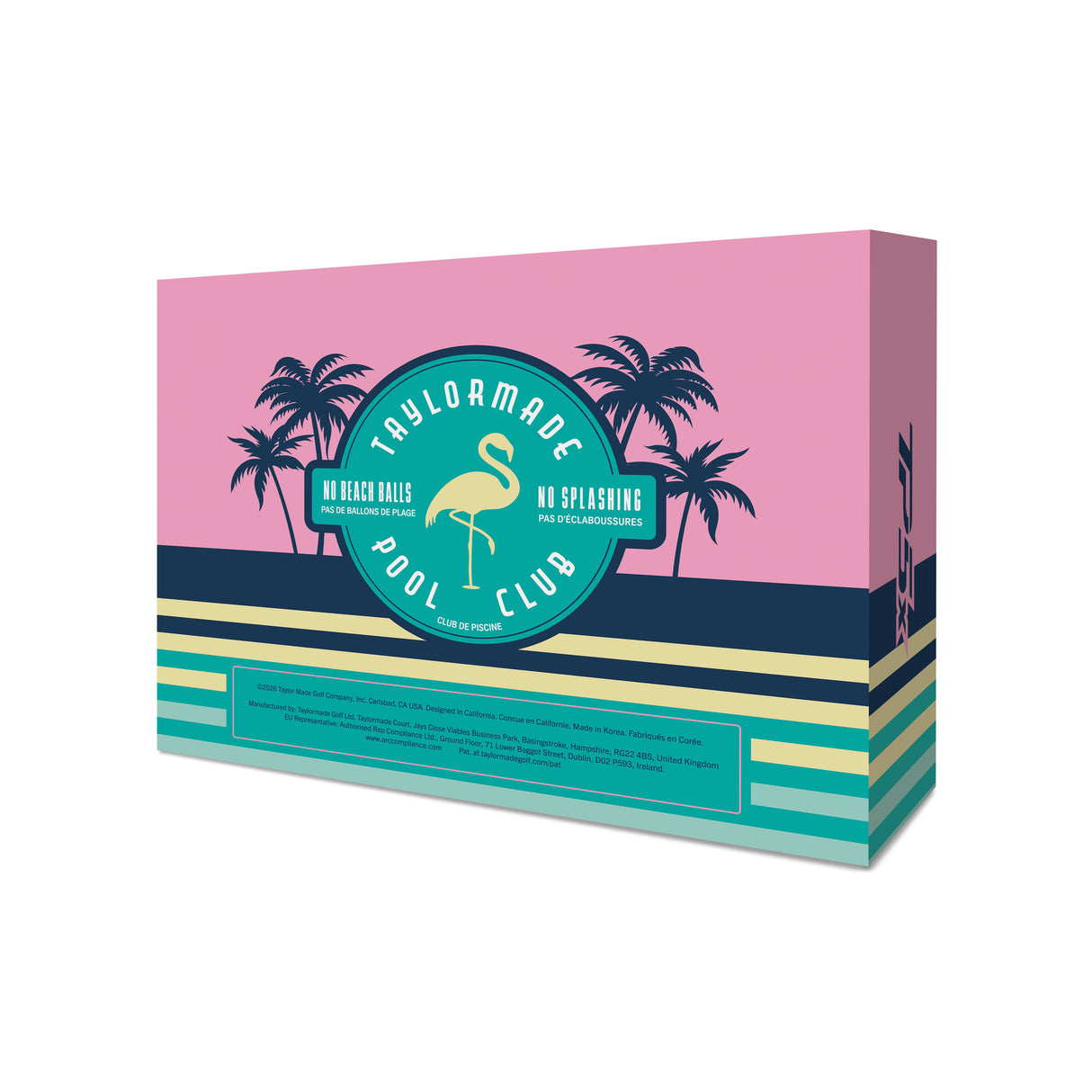 TaylorMade 2026 TP5x Pix 12pk Golf Balls - Flamingo