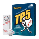 TaylorMade 2026 TP5 PIX Baseball 12PK - White/Red