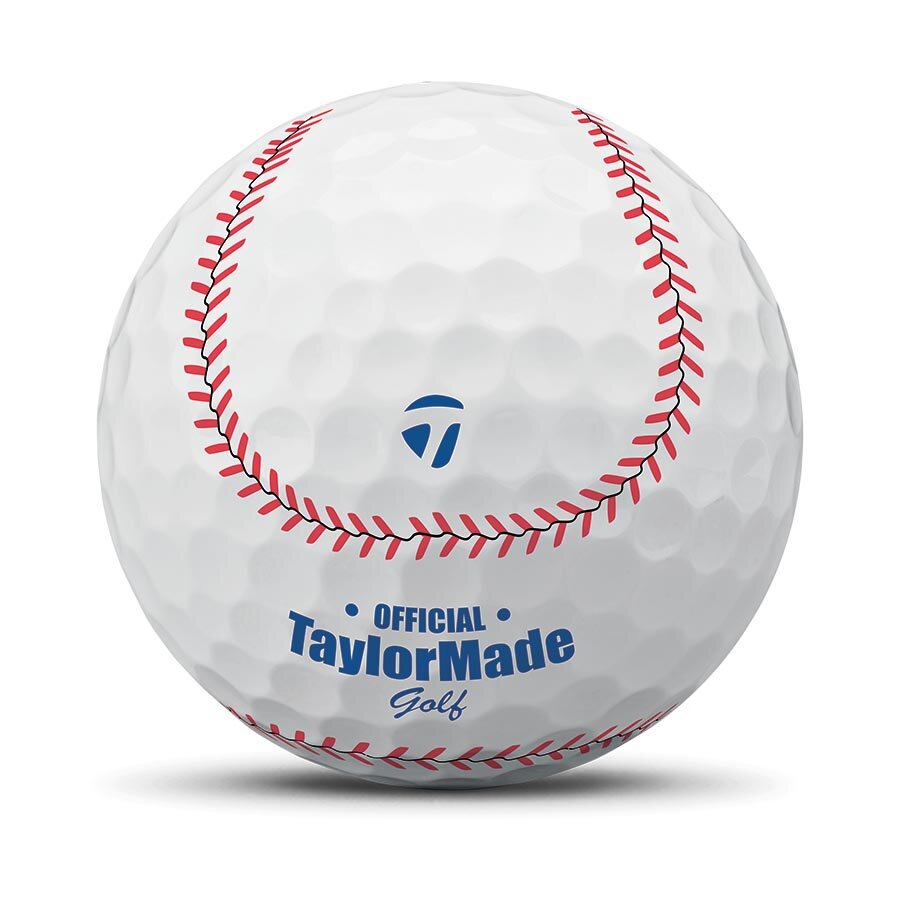 TaylorMade 2026 TP5 PIX Baseball 12PK - White/Red