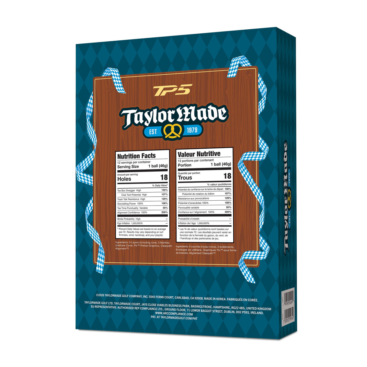 TaylorMade 2026 Limited Edition TP5 Pix Pretzel Golf Balls 12pk
