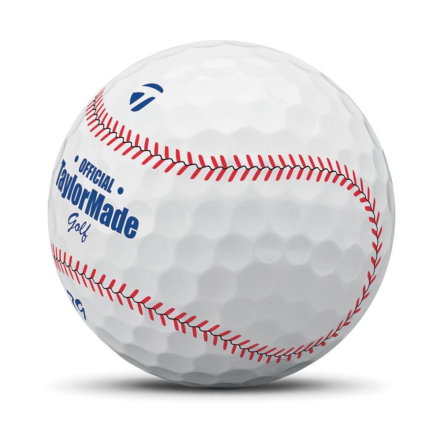 TaylorMade 2026 TP5X PIX Baseball 12PK - White/Red