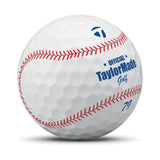TaylorMade 2026 TP5X PIX Baseball 12PK - White/Red