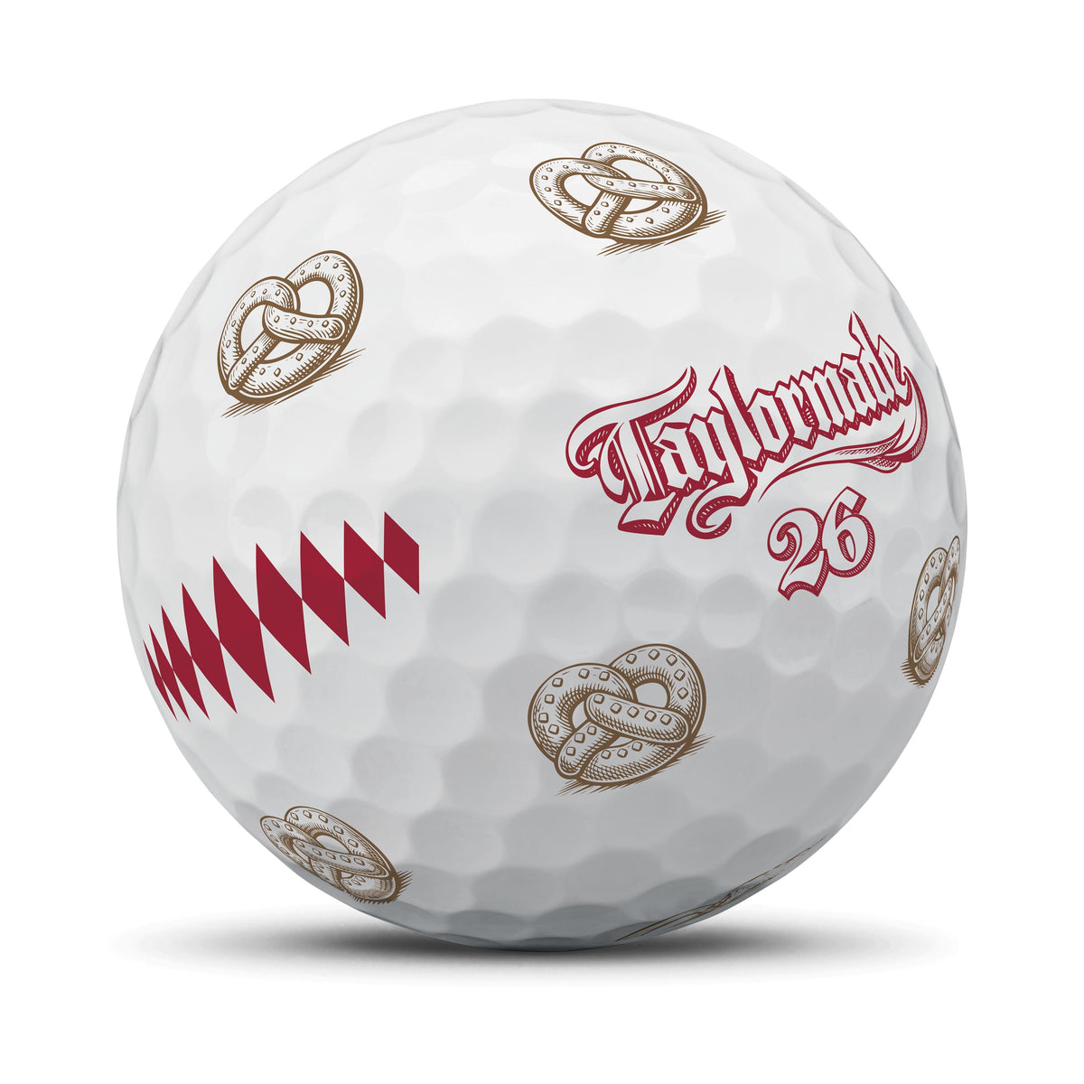 TaylorMade 2026 Limited Edition TP5x Pix Pretzel Golf Balls 12pk