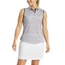 FOOTJOY WOMENS DOT PRINT SLEEVELESS POLO