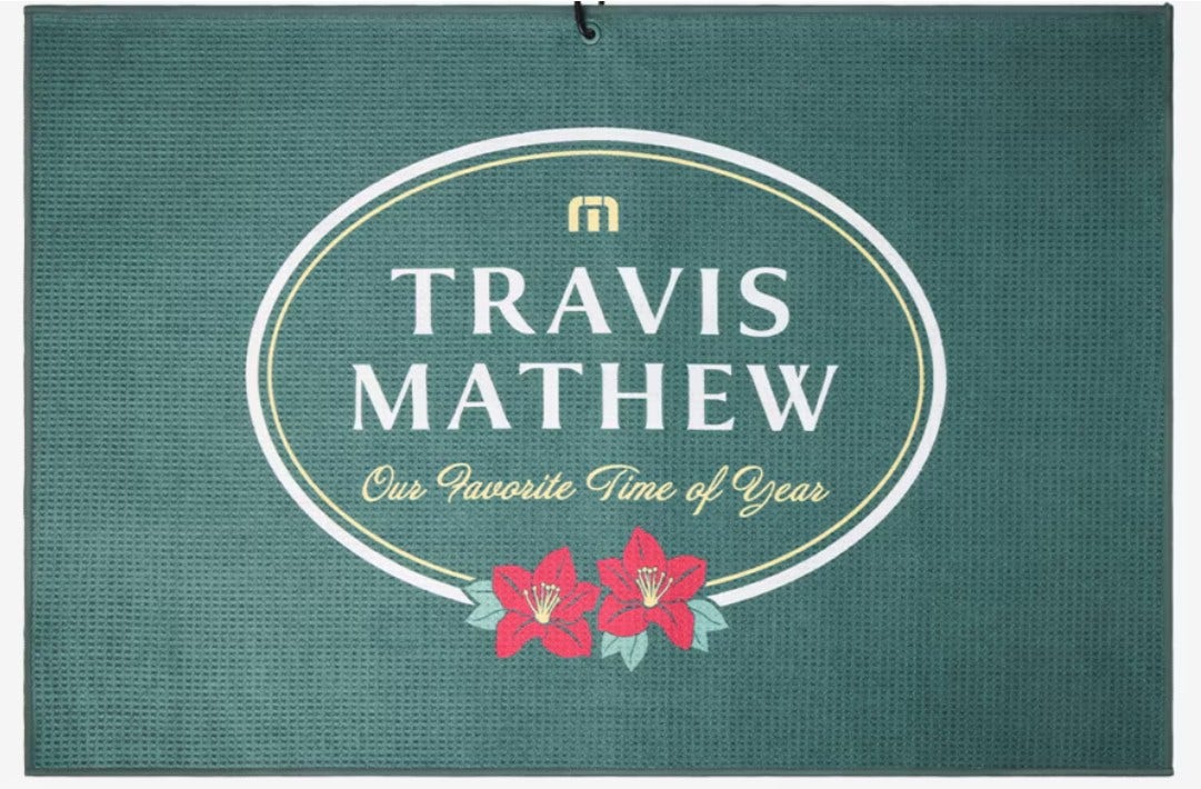 TravisMathew Founders Circle Towel - Silver Pine
