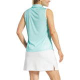 FOOTJOY WOMENS DOT PRINT SLEEVELESS POLO