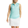 FOOTJOY WOMENS DOT PRINT SLEEVELESS POLO