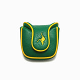 GolfCraft Australia Mallet Putter Headcover - Green/Gold