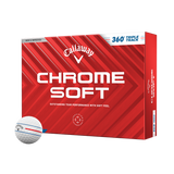 Callaway 2024 Chrome Soft 360 Triple Track Golf Balls 12pk - White