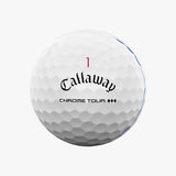 Callaway 2025 Chrome Tour Triple Diamond Triple Track 12pk Golf Balls - White