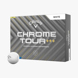 Callaway 2025 Chrome Tour Triple Diamond 12pk Golf Balls - White