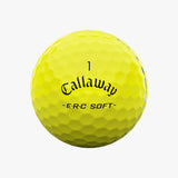 Callaway 2025 ERC Soft Triple Track Golf Balls 12pk - Yellow